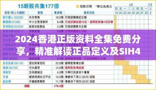 2024香港正版资料全集免费分享,精准解读正品定义及SIH404.62解密版