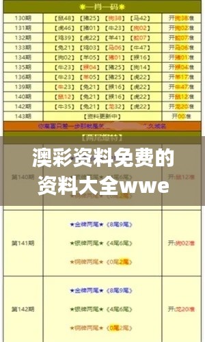 澳彩资料免费的资料大全wwe,赢家结果揭晓_电信版YGZ258.75