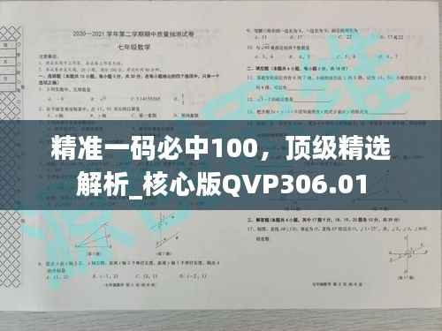精准一码必中100,顶级精选解析_核心版QVP306.01