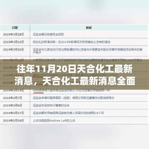 天合化工最新动态解读,产品特性、用户体验与目标用户分析揭秘