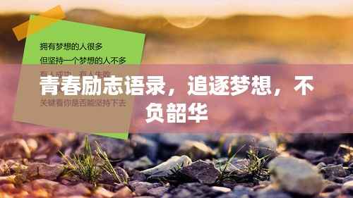 青春励志语录,追逐梦想,不负韶华
