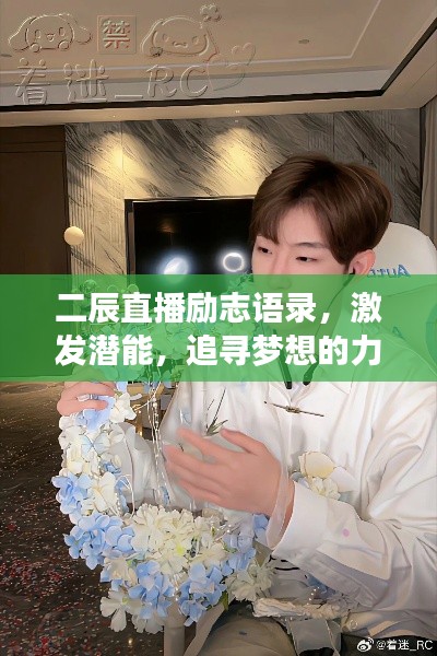 二辰直播励志语录,激发潜能,追寻梦想的力量
