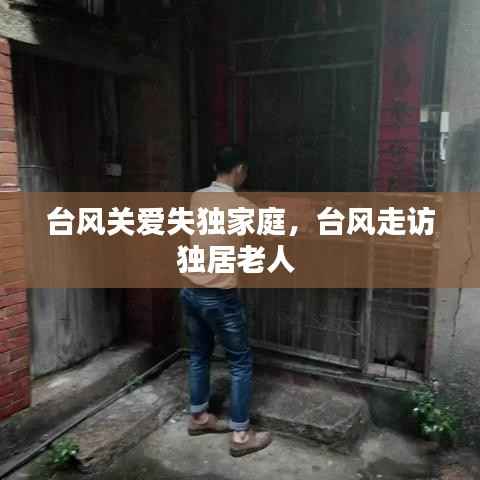 台风关爱失独家庭，台风走访独居老人 